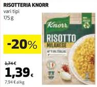 Offerta per Knorr - Risotteria a 1,39€ in Coop