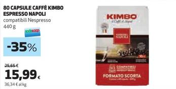 Offerta per Kimbo - Capsule Caffè Espresso Napoli a 15,99€ in Ipercoop