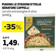 Offerta per Le Stagioni D'Italia - Piadina Senatore Cappelli a 1,49€ in Ipercoop