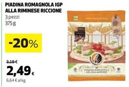 Offerta per Riccione Piadina - Piadina Romagnola IGP Alla Riminese Riccione a 2,49€ in Ipercoop