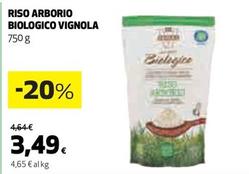 Offerta per Vignola - Riso Arborio Biologico a 3,49€ in Ipercoop