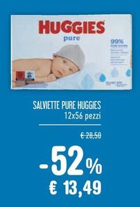 Offerta per Huggies - Salviette Pure a 13,49€ in Conad Superstore