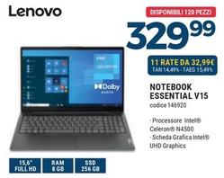 Offerta per Lenovo - Notebook Essential V15 a 329,99€ in Sinergy