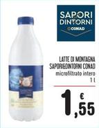Offerta per Conad - Sapori&Dintorni Latte Di Montagna a 1,55€ in Spazio Conad