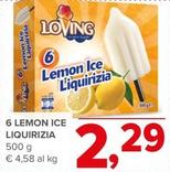 Offerta per Loving - 6 Lemon Ice Liquirizia a 2,29€ in Todis
