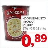 Offerta per Banzai - Noodles Gusto a 0,89€ in Todis