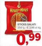 Offerta per Sticks Salati a 0,99€ in Todis