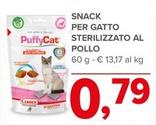 Offerta per Crancy - Snack Per Gatto Sterilizzato Al Pollo a 0,79€ in Todis