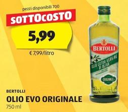 Offerta per Bertoli - Olio Evo Originale a 5,99€ in Aldi