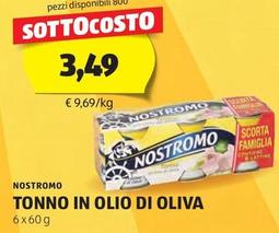 Offerta per Nostromo - Tonno In Olio Di Oliva a 3,49€ in Aldi