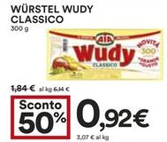 Offerta per Wurstel a 0,92€ in Coop