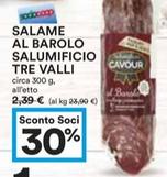 Offerta per Salame a 1,36€ in Coop