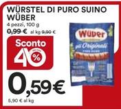 Offerta per Wurstel a 0,59€ in Ipercoop