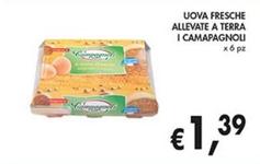 Offerta per Uova a 1,39€ in Eccomi