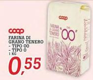 Offerta per Farina Di Grano Tenero/ Tipo 00/ Tipo O a 0,55€ in Superstore Coop