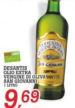 Offerta per Desantis - Olio Extra Vergine Di Oliva San Giovanni a 9,69€ in Superstore Coop