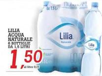 Offerta per Lilia - Acqua Naturale a 1,5€ in Superstore Coop