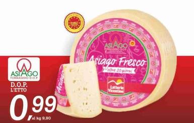 Offerta per Asiago - D.O.P. a 0,99€ in Superstore Coop