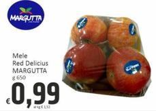 Offerta per Margutta - Mele Red Delicius a 0,99€ in PaghiPoco