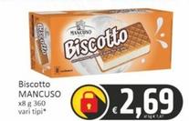 Offerta per Mancuso - Biscotto a 2,69€ in PaghiPoco
