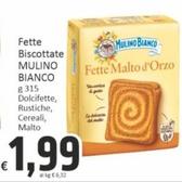 Offerta per Mulino Bianco - Fette Biscottate a 1,99€ in PaghiPoco