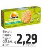 Offerta per Cereal - Biscotti Happy Digest a 2,29€ in PaghiPoco