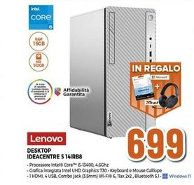 Offerta per Lenovo - Desktop Ideacentre 5 14IRB8 a 699€ in Pancani