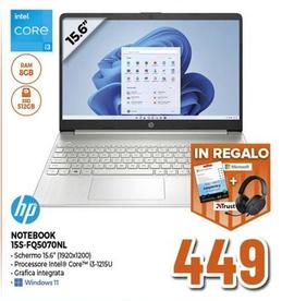 Offerta per Hp - Notebook 15S-FQ5070NL a 449€ in Pancani
