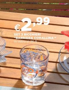 Offerta per Bicchieri a 2,99€ in Ipercoop