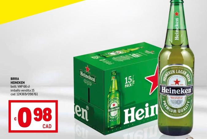 Offerta per Birra a 0,98€ in Metro