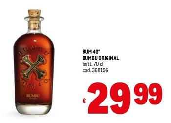 Offerta per Rum a 29,99€ in Metro