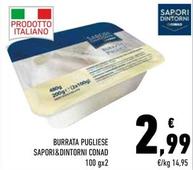 Offerta per Sapori&dintorni Conad - Burrata Pugliese a 2,99€ in Conad