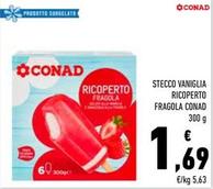 Offerta per Conad - Stecco Vaniglia Ricoperto Fragola a 1,69€ in Conad