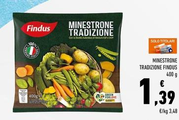 Offerta per Findus - Minestrone Tradizione a 1,39€ in Conad