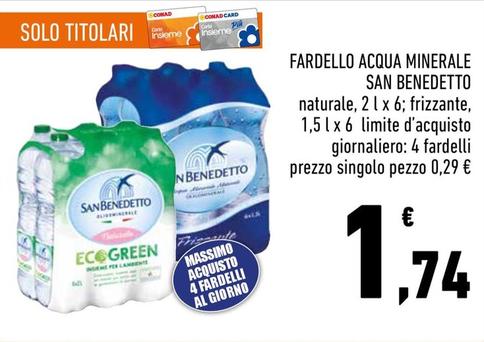 Offerta per San Benedetto - Fardello Acqua Minerale a 1,74€ in Conad City