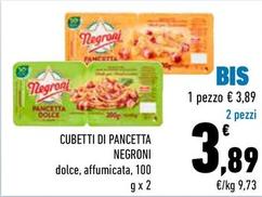 Offerta per Negroni - Cubetti Di Pancetta a 3,89€ in Conad City