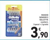 Offerta per Gillette - Sensor 3 Rasoio a 3,9€ in Spazio Conad