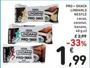 Offerta per Nestlè - Lindahls Pro + Snack a 1,99€ in Spazio Conad