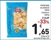 Offerta per Snack Pata - Patatina Classica a 1,65€ in Spazio Conad