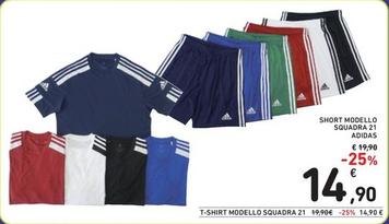 Offerta per Adidas - Short Modello Squadra 21 a 14,9€ in Spazio Conad