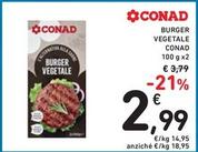 Offerta per Conad - Burger Vegetale a 2,99€ in Spazio Conad