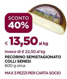 Offerta per Pecorino a 13,5€ in Coop
