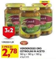 Offerta per Verderosso Oro - Cetriolini In Aceto a 1,39€ in Dpiu