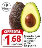 Offerta per  Carrefour - Avocados Hass "Il Mercato"  a 1,68€ in Carrefour Market