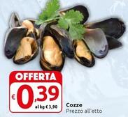 Offerta per Cozze a 0,39€ in Carrefour Market