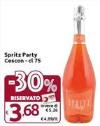 Offerta per  Cescon - Spritz Party a 3,68€ in Carrefour Market