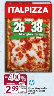 Offerta per  Italpizza - Pizza Margherita 26X38  a 2,99€ in Carrefour Market