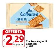 Offerta per  Galbusera - Crackers Magretti  a 2,29€ in Carrefour Market