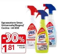 Offerta per  Smac - Sgrassatore Universale/Bagno/Cucina  a 1,81€ in Carrefour Market