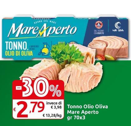 Offerta per  Mare Aperto - Tonno Olio Oliva  a 2,79€ in Carrefour Express